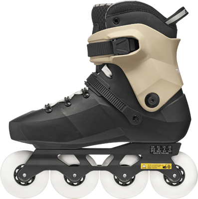 Rollerblade Twister XT black sand red Seitenansicht innen